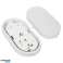 Maclean LED lamp. wall and ceiling. White. 1100lm. 15W. IP54 . neutral color 4000K . MCE341 W image 4