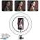 Maclean LED ring light.with tripod. 1.1m. 10&quot;. 12W. self-challenge. BT. colors 3000K 6500K brightness 10,100 . MCE610 image 4