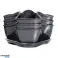 Vaso triplo per erbe Coubi Herbal antracite foto 1