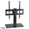 Universal stand for Maclean TV. for a TV cabinet. saucer. Max.  40kg. max. VESA 400x400. for TV 32 65&quot;. MC 450 image 4