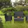 TEESA ROSE Black Garden Furniture Set image 5