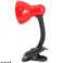 ELD106R Esperanza desk lamp e27 Procyon red image 1
