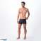 AQUAWAVE Badshorts för män ADIS ADIS 74562 BLK TRI PRIN XXL bild 1