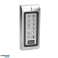 Narrow code lock with card and proximity key fob reader. IP44. 1 relay 3A. dimensions 128x82x28 mm image 1