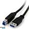 1.0 Meter USB 3.0 Kabel Druckerkabel, Scanner, USB A auf B-Stecker Bild 1