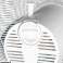 Floor fan 50W. Wed. 40 cm. 3 speeds. oscillation. white image 171