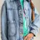 Branded denim jackets for kids, outlet, clearance, high street. image 4