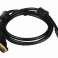 HD8 Cable HDMI 19pin DVI 2m gold image 4