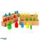 Gewichte Holzzylinder montessori bunt Bild 2