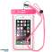 Rosa vanntett telefondeksel, IPX8, 3,5-7 tommer fingeravtrykk, 10m dyp vanntett bilde 1