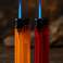 2-teiliges Set Turbo Flame Feuerzeuge mit leistungsstarker windabweisender Jet-Flamme Bild 1