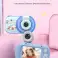 Mini cámara fotográfica rosa para niños, con almacenamiento incluido de 32 gb, 2.4&amp;#039; &amp;#039; Pantalla de pulgadas, recargable tipo C fotografía 2
