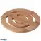 Houten onderzetter 20cm rond foto 4