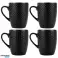 Keramische mokken 270ml 4st zwart foto 3