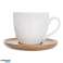 Kop met schotel WHITELINE 100ml 6st foto 4