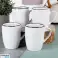 Keramische mokken 270ml 4st wit foto 6