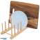 Houten standaard voor deksels en borden 35 5x13 5x11cm foto 2
