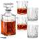 Karaf en whisky glazen 900/230ml 5el. foto 1
