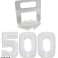 Flisutjevningsklips 1,0 mm Sett med 100 stk x5 100 kiler bilde 2