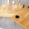 Houten onderzetters 9 7cm 4st. foto 4