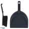 BROSSE PELLE À POUSSIÈRE BROSSE NOIRE BALAI SPATULE POUBELLE photo 1