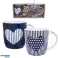 Set porseleinen mokken 390ml 2st. foto 3