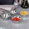 Metalen sauskom 6cm 40ml 4st foto 1