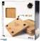 Houten onderzetters 9 7cm 4st. foto 6