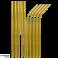 Metal straws SpinelSoda x10 Gold image 1