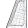 FOTBALLMÅL I METALL MED NETT 215 X 150 CM + BALL, SPORT bilde 3