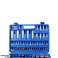 Gola set of 108 pieces in a practical blue suitcase image 4