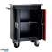 Artman Tool Cabinet – Black/Red – With Lock & Casters – Heavy-Duty Shop Storage image 3
