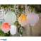 Solcellslykta med flameffekt LED 23 cm 3 blandad nylon bild 3