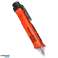 Induktiver Spannungsprüfer mit Taschenlampe. 12 1000V AC/DC. orange Bild 38