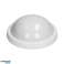 7070T/MAT ALFA/MS/PL  light fixture with microwave motion sensor  75W  E27  IP44  IK10  frosted polycarbonate image 3