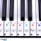 DA249 Key Music Aufkleber zum Erlernen des Spielens Bild 9