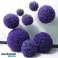 Куля зі штучних рослин TOPIORB Purple - Мала (18 см) зображення 2