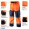 Orangenfarbene Softshell-Arbeits- Warnhose Größe XXL Bild 22