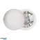 7070T/MAT ALFA/MS/PL  light fixture with microwave motion sensor  75W  E27  IP44  IK10  frosted polycarbonate image 80