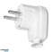 Uni Schuko 16A angled plug. 230V. white image 10
