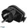 Uni Schuko 16A angled plug. 230V. black. 24 pieces image 1