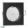 SUTRI SC dekorativ ramme til punktbelysning. MR16/GU10 max 50W. firkantet. fast. sort billede 53