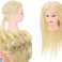 Coiffeur tête de formation cheveux blonds naturels photo 166