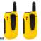 24 934 # PMR BF T6 2W 2kpl keltainen Baofeng-radio kuva 3
