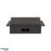 Toma de corriente empotrada en la superficie con borde grueso. 2x2P Z. 3 puertos USB. negro fotografía 99