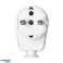 Uni Schuko 16A angled plug. 230V. white image 55
