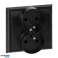 Double socket p/t 2x2P Z Luna. 16A. 250V. PT 6LR. black image 28