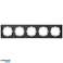 Fivefold Frame Pearl. Ra 5P. anthracite image 18