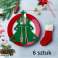 BQ86 Bolsillos para cubiertos 6pcs árbol de Navidad verde fotografía 21