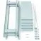 Etagenregal BASIC Komplettset 2.000 x 1.000 x 600 mm - 150 kg Bild 2
